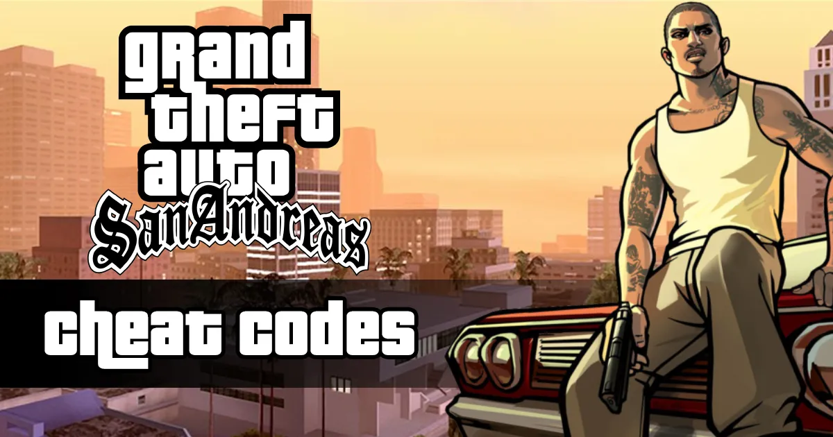 GTA San Andreas Cheats for PS5, PS4, PS3 & PS2 (Definitive Edition Cheat Codes) - Rockstar Games News & Guides
