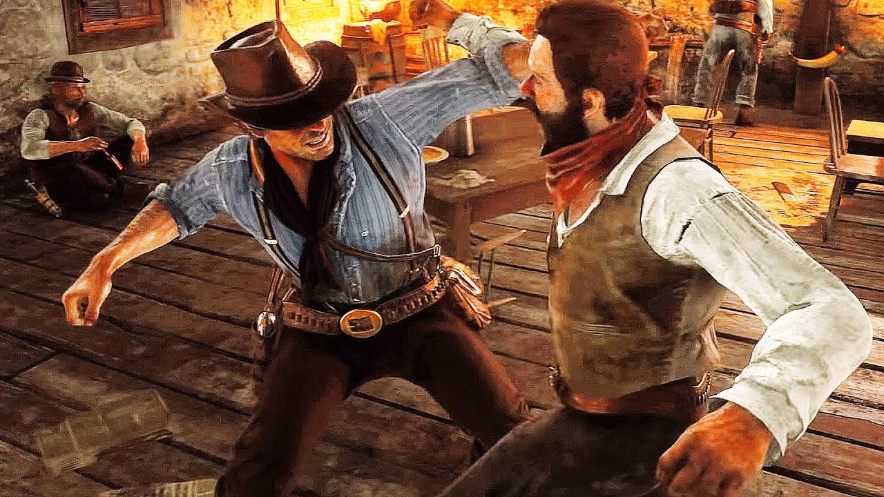 red dead redemption 2 combat