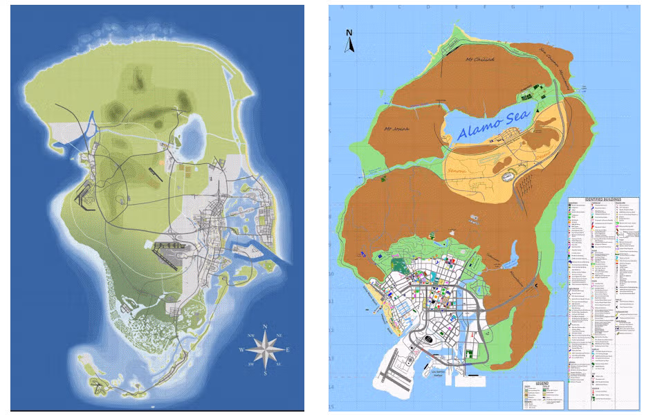 gta 5 vs gta 6 mapping projects