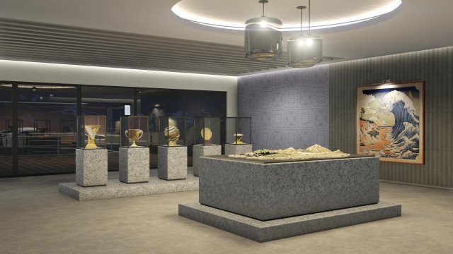 gtaonline mansions interior trophy room